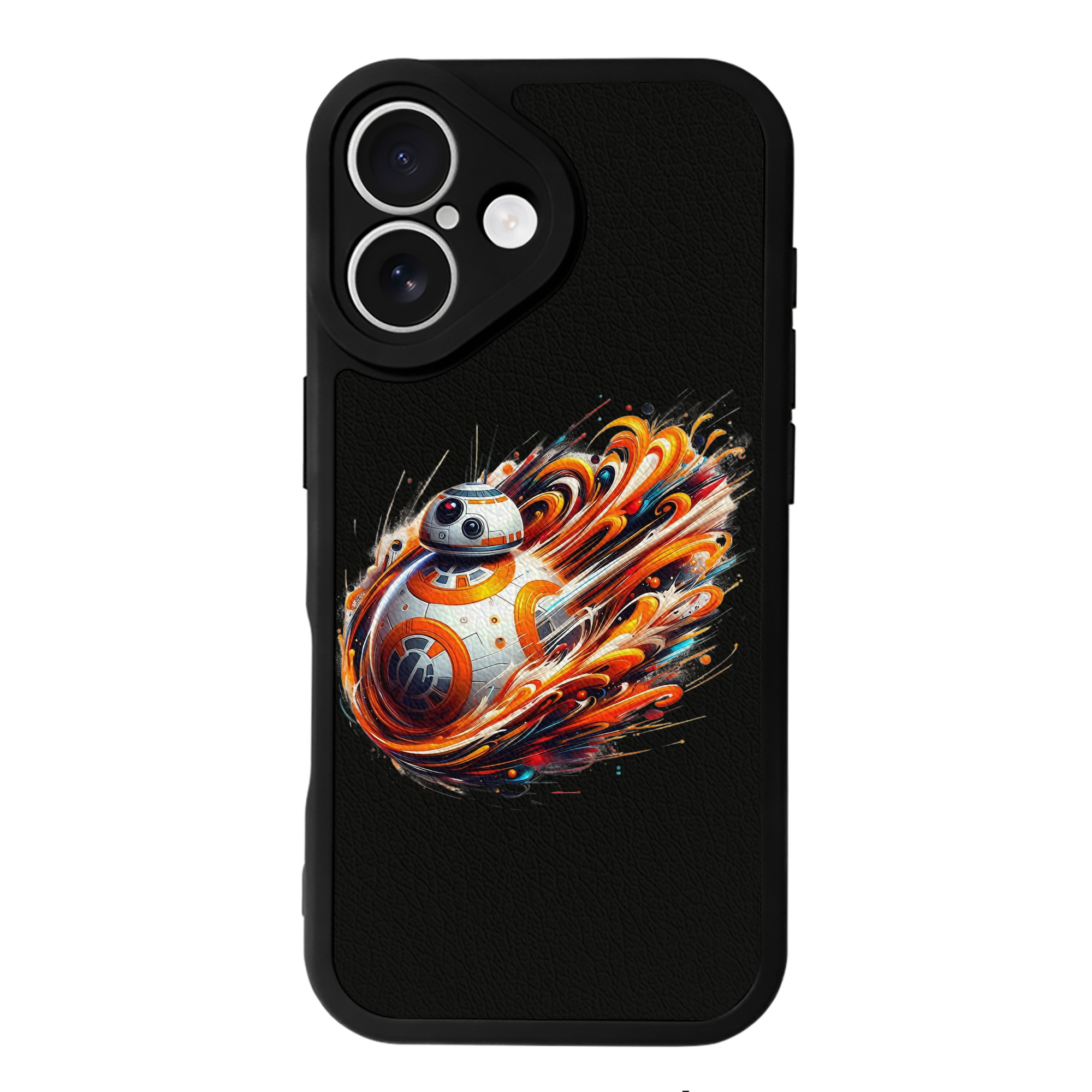 （画像用） スター・ウォーズ Star Wars 【iPhone 16シリーズ対応】シリコンスマホケース（レザー調） 材質：シリコン